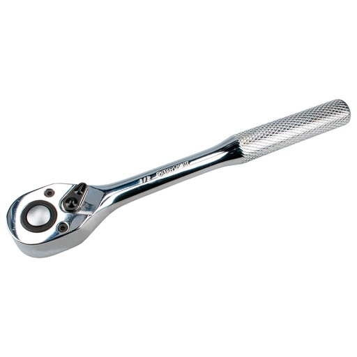 [F5849] Matraca reversible para dado cuadro de 1/2", cabeza tipo pera, mango moleteado