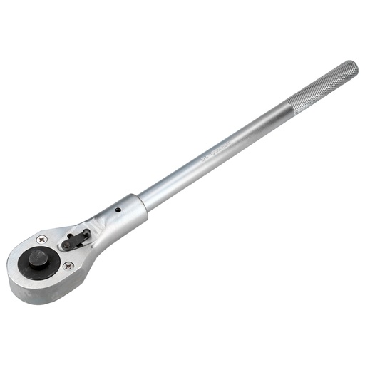 [F5949] Matraca reversible para dado cuadro de 3/4", cabeza tipo pera, mango moleteado