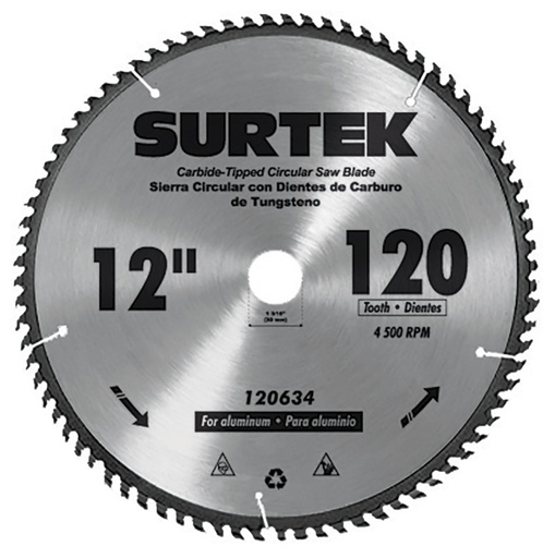[120651] Disco para sierra circular para corte madera 60 dientes, 16"